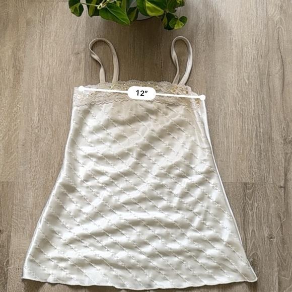Vintage y2k Cream Sparkly Camisole - Picture 2 of 6